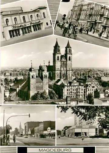 Magdeburg_Elbe Kristall Palast Karl Marx Strasse Dom und St Sebastian Kirche Julius Bremer Strasse Halberstaedter Strasse 