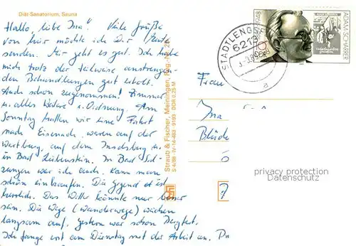 Stadtlengsfeld Diaetsanatorium Details Stadtlengsfeld