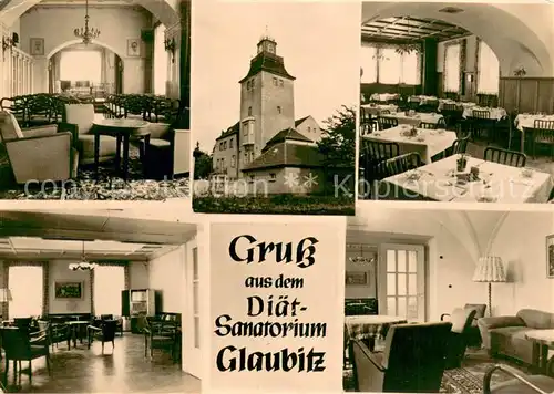 Glaubitz Diaet Sanatorium Speisesaal Gastraeume Zimmer 