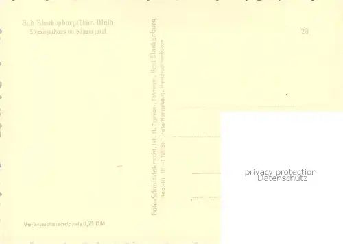 Bad_Blankenburg Schweizerhaus im Schwarzatal Bad_Blankenburg