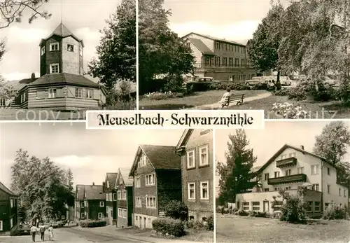 Meuselbach Schwarzmuehle FDGB Erholungsheim Haus des Volkes Karl Marx Str Konsum Erholungsheim Meuselbach Schwarzmuehle
