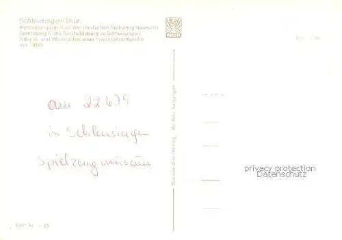 Schleusingen Arbeits und Wohnstaette einer Produzentenfamilie um 1900 im Dt Spielzeugmuseum Sonneberg in der Bertholdsburg Schleusingen