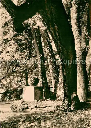 Weimar__Thueringen Goethes Gartenhaus Denkmal des guten Gluecks 