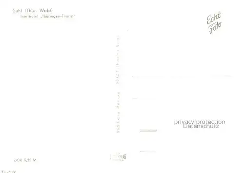 Suhl_Thueringer_Wald Interhotel Thueringen Tourist Suhl_Thueringer_Wald