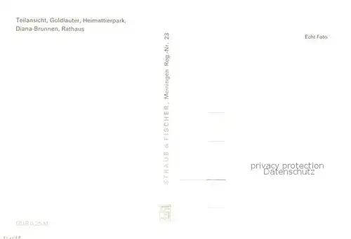 Suhl_Thueringer_Wald Panorama Goldlauter Heimattierpark Diana Brunnen Rathaus Suhl_Thueringer_Wald