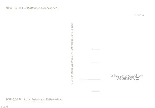 Suhl_Thueringer_Wald Waffenschmiedbrunnen Suhl_Thueringer_Wald