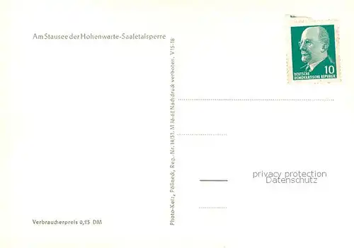 Hohenwarte_Saaletalsperre Droschkaupartien HO Gaststaette Linkenmuehle Panorama Stausee Saaletalsperre 