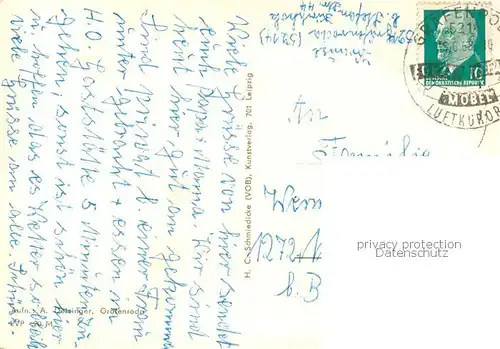 Graefenroda Jugendherberge Blick von der Burglehne Luetschegrund Graefenroda