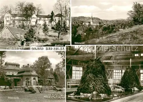 AK / Ansichtskarte Bad_Sulza Solbad Teilansicht Trinkhalle Zerstaeuberhalle Bad_Sulza