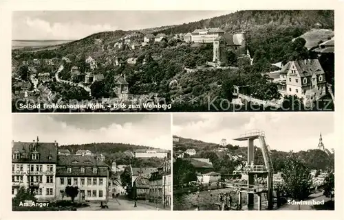 Bad_Frankenhausen Blick zum Weinberg Am Anger Schwimmbad Bad_Frankenhausen