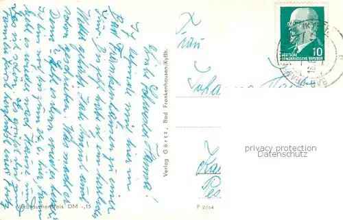 Bad_Frankenhausen Blick zum Weinberg Am Anger Schwimmbad Bad_Frankenhausen