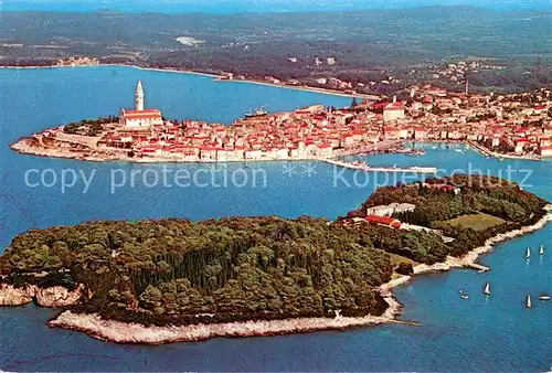 Rovinj_Rovigno_Istrien Fliegeraufnahme 