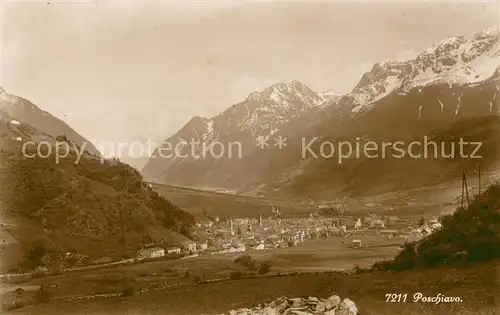 AK / Ansichtskarte Poschiavo_GR Panorama 