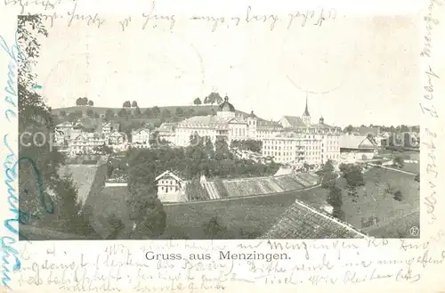 AK / Ansichtskarte Menzingen__ZG Panorama 