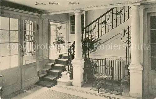 AK / Ansichtskarte Luzern__LU Felsberg Vestibule 