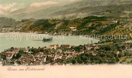 AK / Ansichtskarte Richterswil_ZH Panorama 