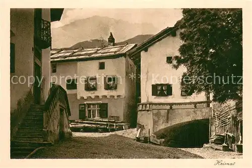 AK / Ansichtskarte Zuoz_GR Ortspartie Zuoz_GR