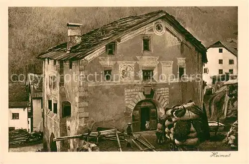 AK / Ansichtskarte Ardez_GR Ortsmotiv 