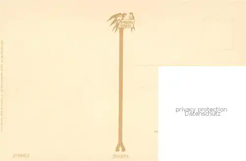 AK / Ansichtskarte Zernez_GR Ortspartie mit Kirche Zernez_GR