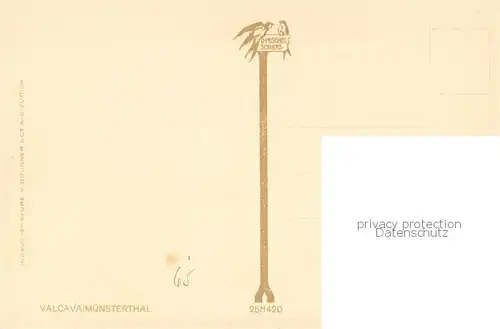 AK / Ansichtskarte Valcava_Muensterthal Ortspartie 