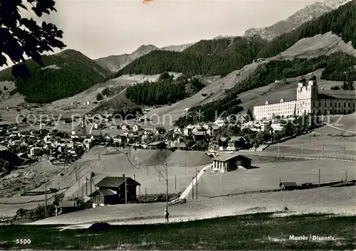 AK / Ansichtskarte Disentis_GR Panorama Disentis GR