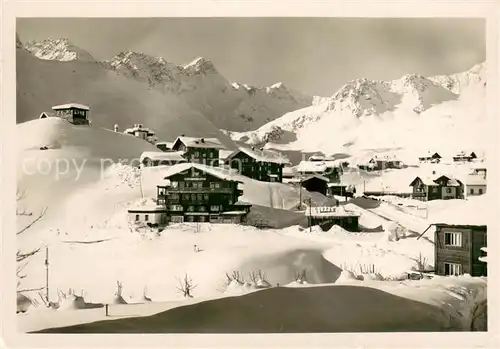 AK / Ansichtskarte Inner_Arosa Beim Brueggli Winterpanorama Inner Arosa