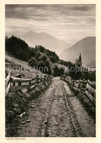 AK / Ansichtskarte Obertschappina_Ober Tschappina_GR Panorama 