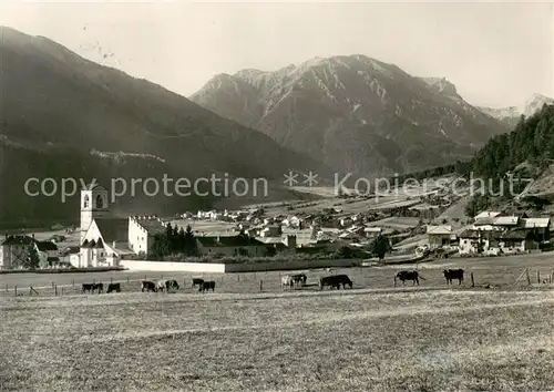 AK / Ansichtskarte Muestair Panorama mit Piz Lad Muestair