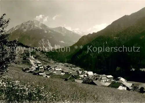 AK / Ansichtskarte Salouf_GR Panorama mit Lenzerhorn 
