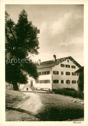 AK / Ansichtskarte Fideris Dorflinde Gasthaus Fideris