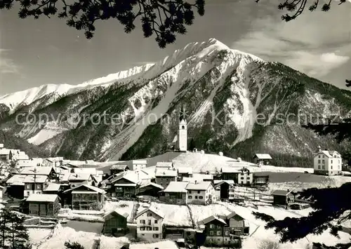 AK / Ansichtskarte Schmitten_Albula_GR mit Muchetta 