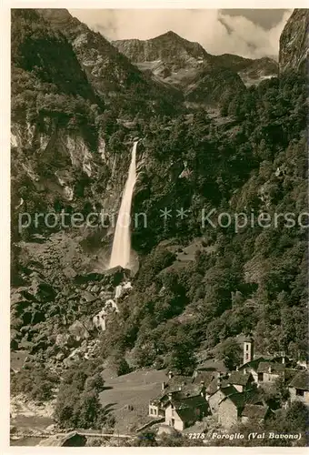 AK / Ansichtskarte Foroglio_Val_Bavona_TI Hotel du Glacier Bignasco 