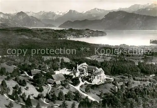 AK / Ansichtskarte Matt_LU Fliegeraufnahme Kurhaus Sonn 