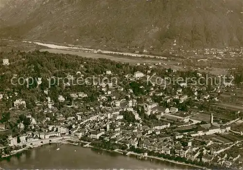 AK / Ansichtskarte Ascona_Lago_Maggiore Fliegeraufnahme Ascona_Lago_Maggiore