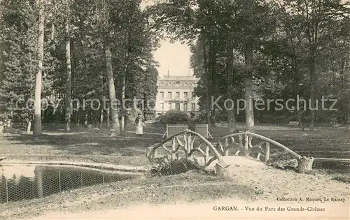 AK / Ansichtskarte Gargan_Livry_93 Vue du parc des grands chenes Chateau 