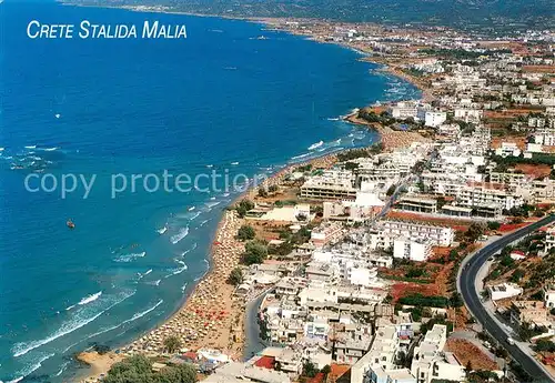 AK / Ansichtskarte Stalida Fliegeraufnahme Stalida