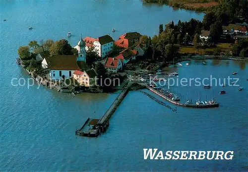 AK / Ansichtskarte Wasserburg_Bodensee Fliegeraufnahme Wasserburg Bodensee
