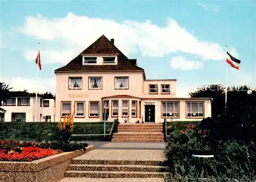 AK / Ansichtskarte St Peter Ording Hotel Pension Sonneck 