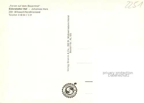 AK / Ansichtskarte Witzwort Ferien auf dem Eiderstedter Hof Witzwort