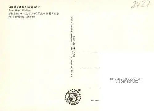 AK / Ansichtskarte Nuechel Urlaub auf dem Bauerhof Freitag Nuechel