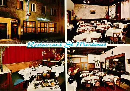 AK / Ansichtskarte Hanau_Main Restaurant St Martinus Gastraeume Hanau_Main