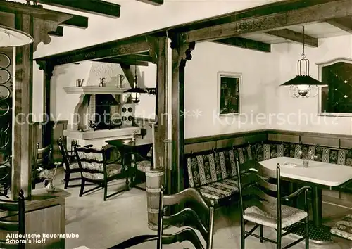 AK / Ansichtskarte Bad_Oeynhausen Altdeutsche Bauernstube Schorms Hoff Bad_Oeynhausen
