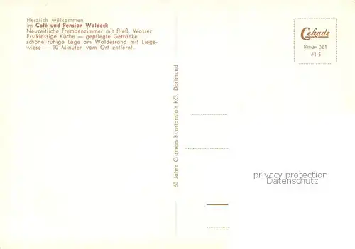 AK / Ansichtskarte Bodenmais Cafe Pension Waldeck Panorama Terrasse Bodenmais