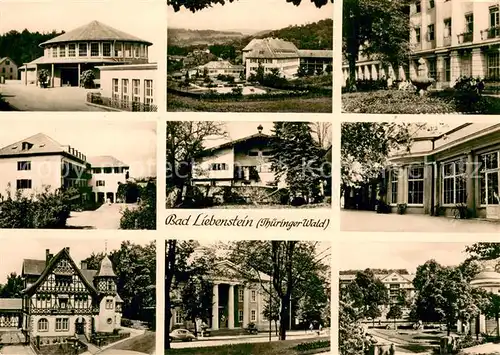 AK / Ansichtskarte Bad_Liebenstein Kuranlagen Teilansichten Bad_Liebenstein