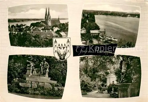 AK / Ansichtskarte Neuruppin Kirche Denkmal Park Neuruppin