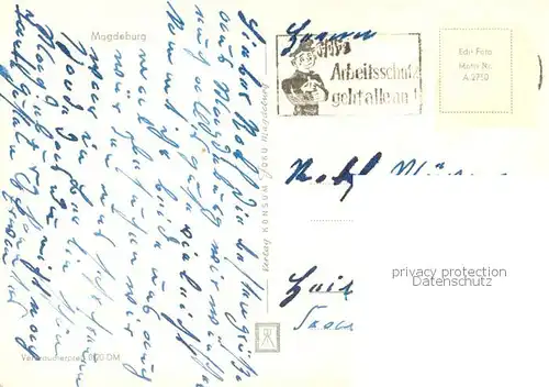 AK / Ansichtskarte Magdeburg Dom Wilhelm Pieck Allee Elbpartie HOG Stadt Prag Magdeburg