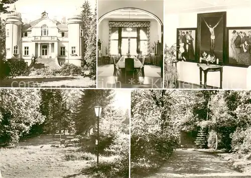 AK / Ansichtskarte Oberfasendorf Schwesternheim Friedenshort Festsaal Parkpartien Oberfasendorf