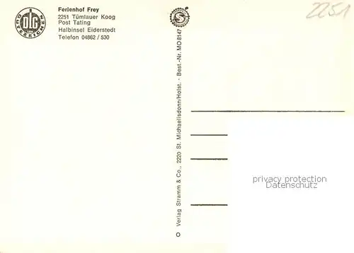 AK / Ansichtskarte Tating_Eiderstedt Ferienhof Frey Tating_Eiderstedt