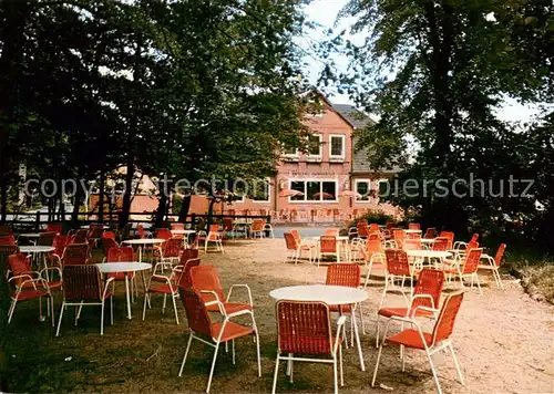 AK / Ansichtskarte Rosdorf_Holstein Waldgaststaette Waidmannsruh Freiterrasse Rosdorf_Holstein