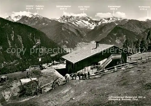 AK / Ansichtskarte Steinach_Brenner_Tirol Liftrestaurant Bergeralm Steinach_Brenner_Tirol